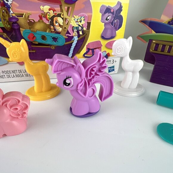 My Little Pony Play-Doh Pirate Friendship Ahoy Set Walmart Exclusive Plus Extras - Picture 3 of 16